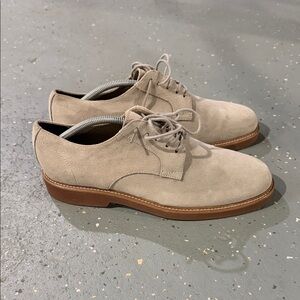 Banana Republic Men's Light Tan Suede Derby Shoes